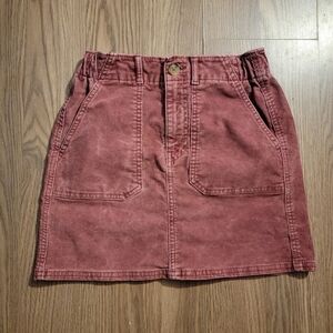 American Eagle Corduroy Mini Pencil Skirt Size 00